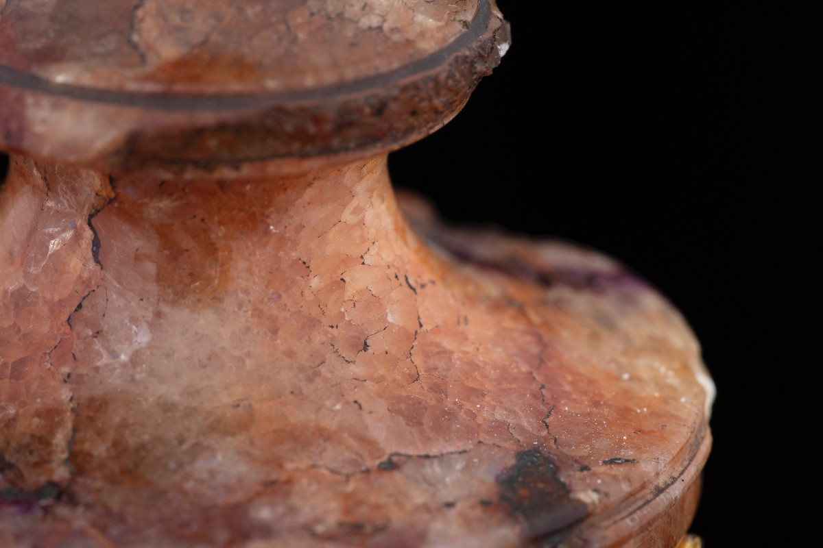 Collection de quatre vases en Blue John, début du XIXe siècle.-photo-8