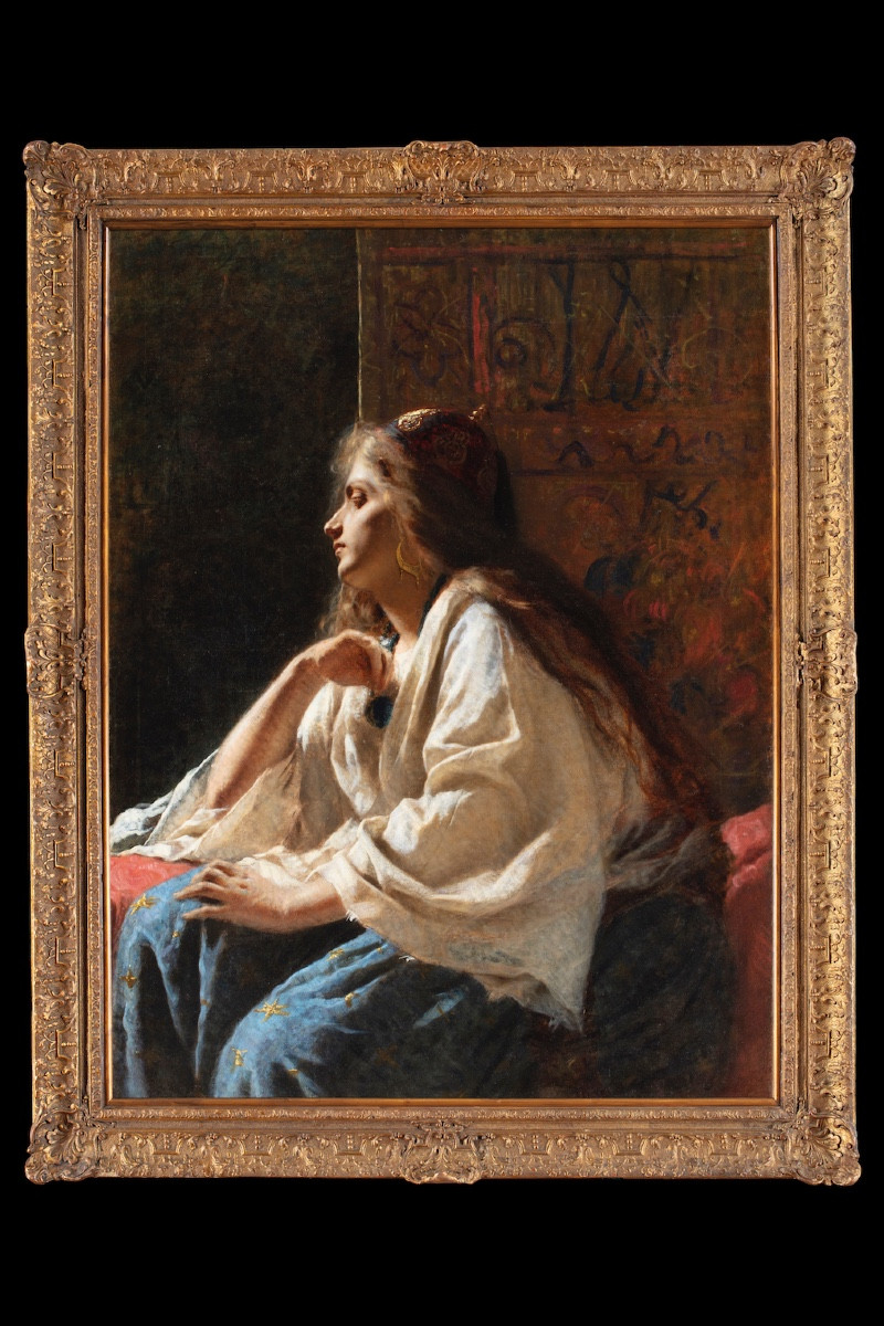 Italian School, "circassian Woman", (attr. To Pietro Morgari, Turin, 1852 – London, 1885)