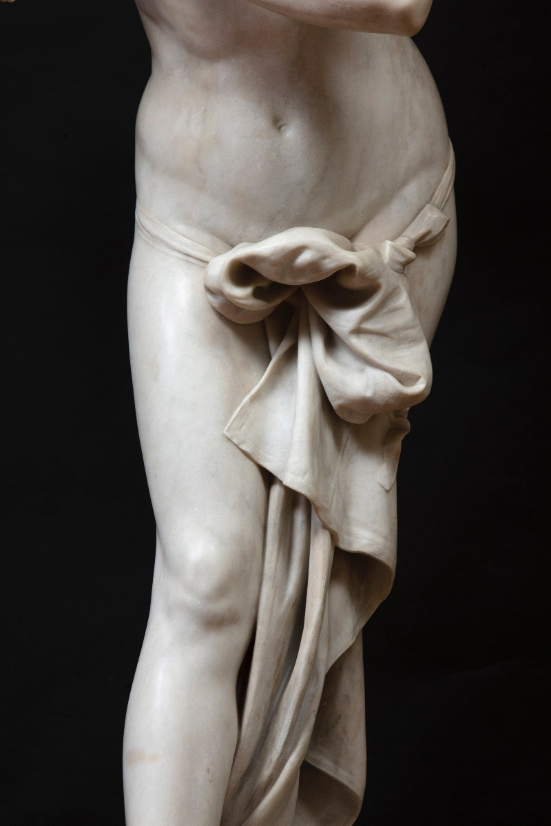 Arnaldo Fazzi (1855-1944), “girl Playing With The Waves”-photo-2