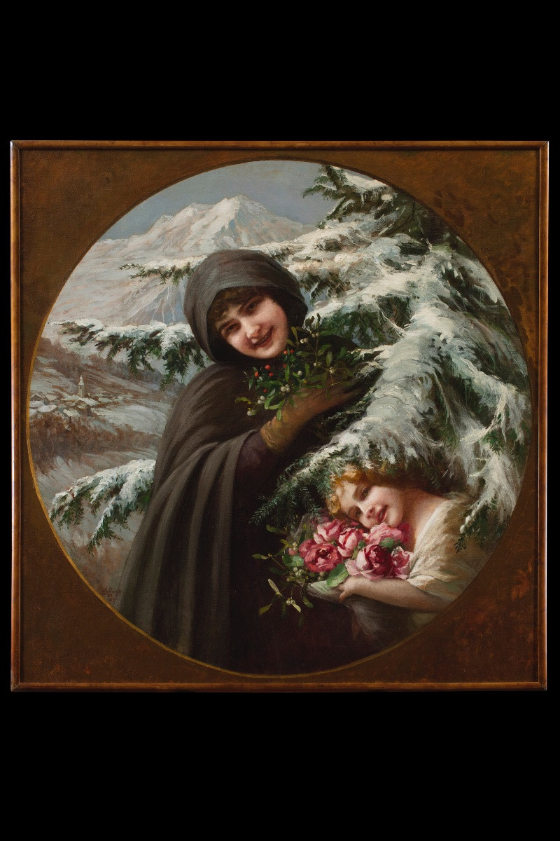 Carlo Grossi (carpi 1857 – Milan 1931), “the Four Seasons"-photo-3