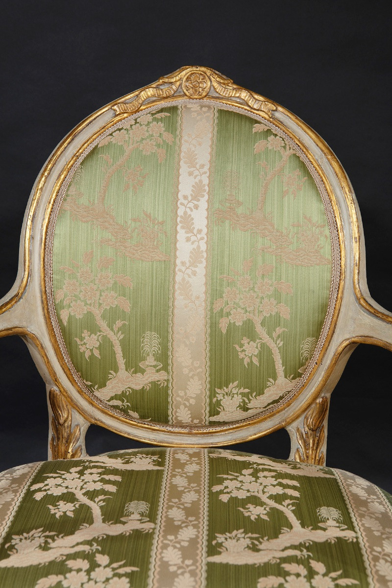 Suite de salon Lombard Louis XVI-photo-2