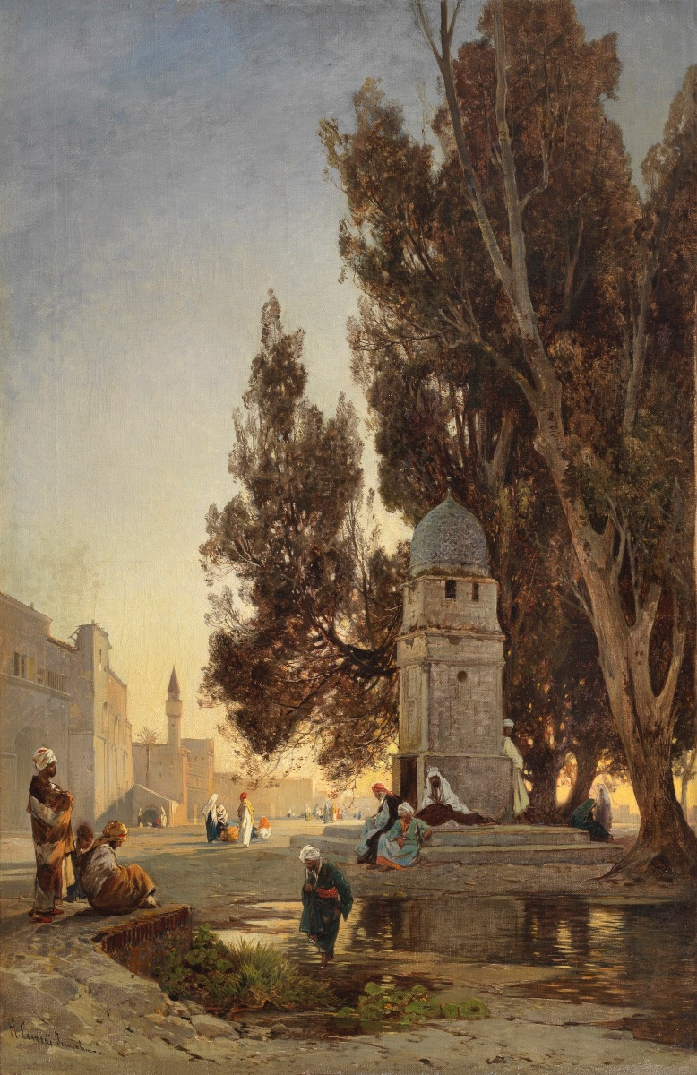 Hermann Corrodi, “the Sabil Qaitbay On The Esplanade Of The Dome Of The Rock, Jerusalem”-photo-1