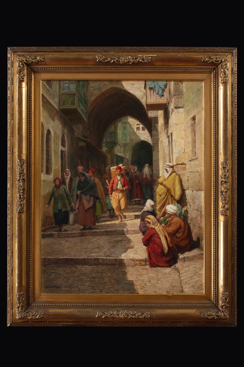 Giuseppe Gheduzzi (1889 –  1957), Scène orientaliste