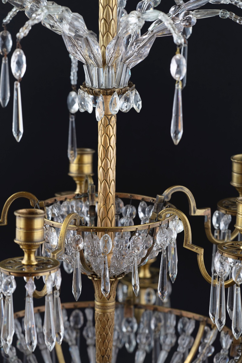 Paire de girandoles allemandes d'époque néoclassique-photo-4