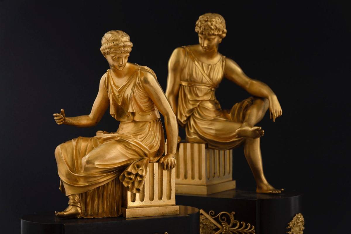 Two Empire-era Bronze Figures-photo-2