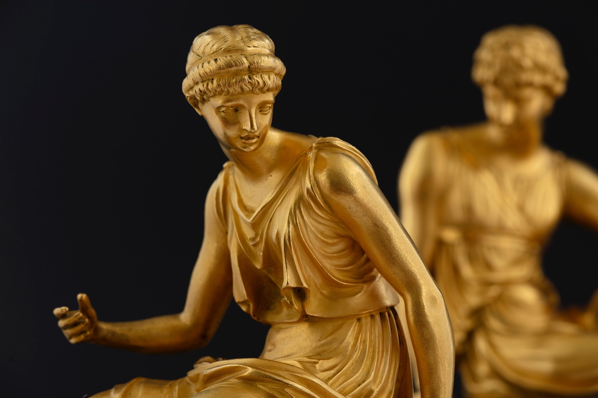 Two Empire-era Bronze Figures-photo-4