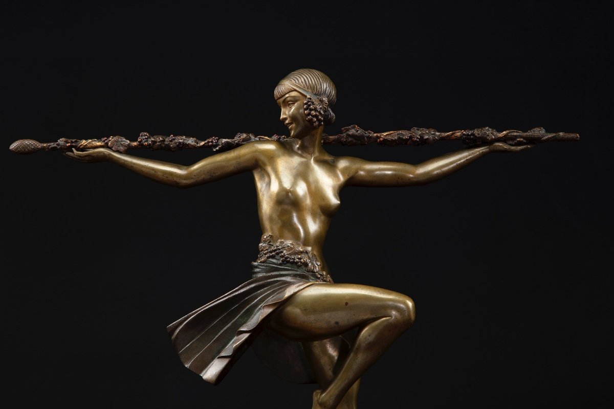 Danseuse Avec Thyrsus - Pierre Le Faguays (1892 - 1962)-photo-3