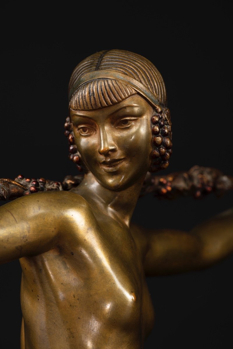 Danseuse Avec Thyrsus - Pierre Le Faguays (1892 - 1962)-photo-2