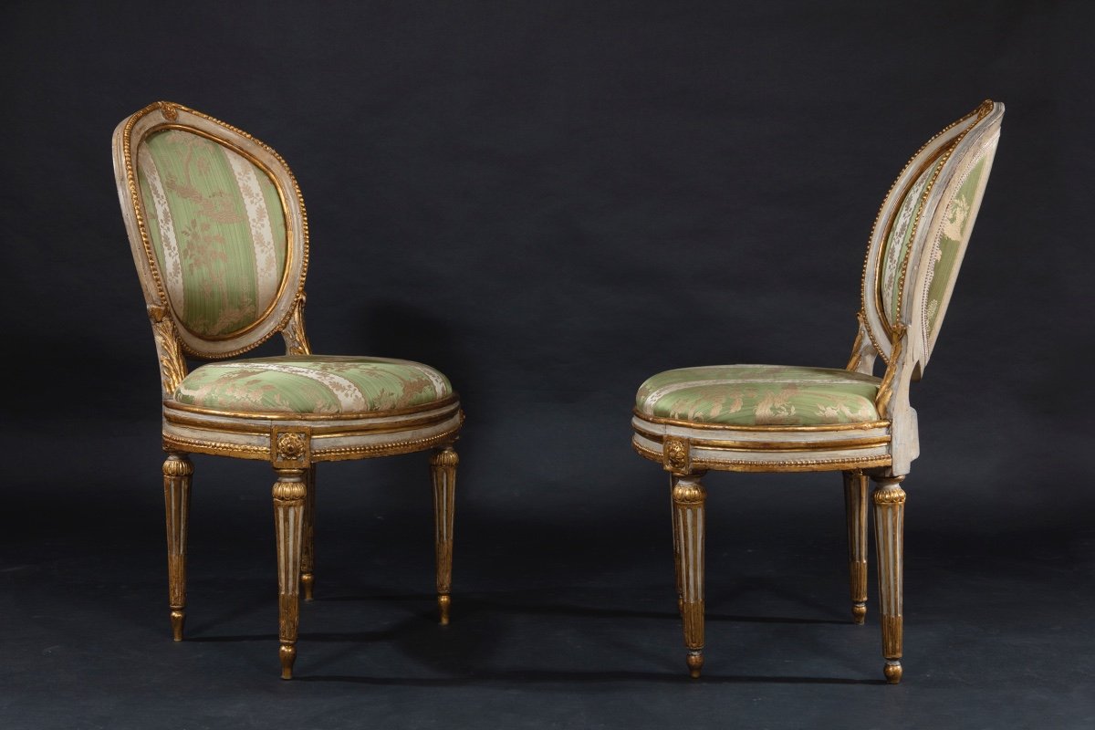 Suite De Salon Lombarde Louis XVI-photo-1
