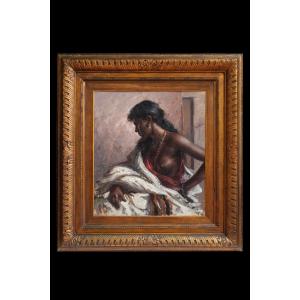 Clemente Tafuri (Salerne 1903-Gênes 1971) – «Palmiste africaine», première moitié du XXe siècle