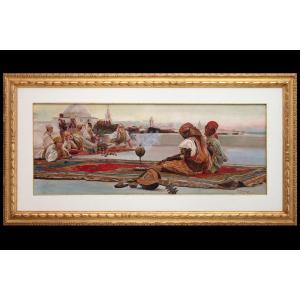 Ramon Tusquets Y Maignon (1837-1904), “on The Terrace”, 1870