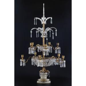 Paire de girandoles allemandes d'époque néoclassique