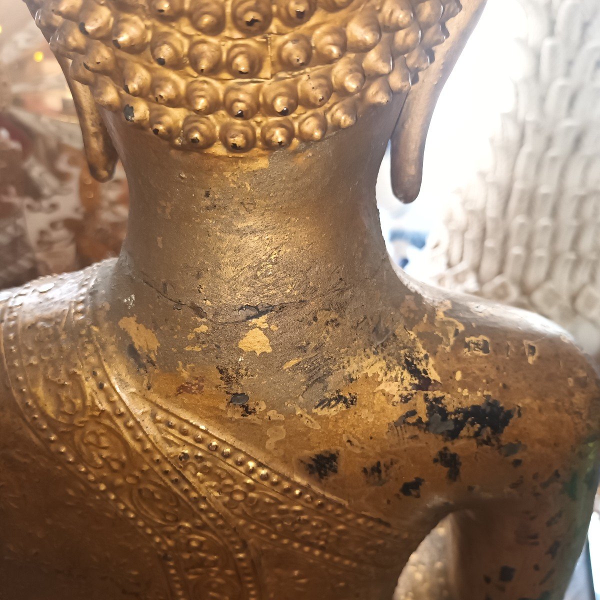  Grand Bouddha En Bronze  Thaïlande   19eme Siècle -photo-5