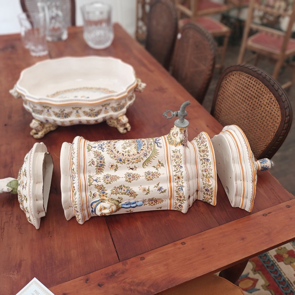Moustier Earthenware Fountain-photo-2