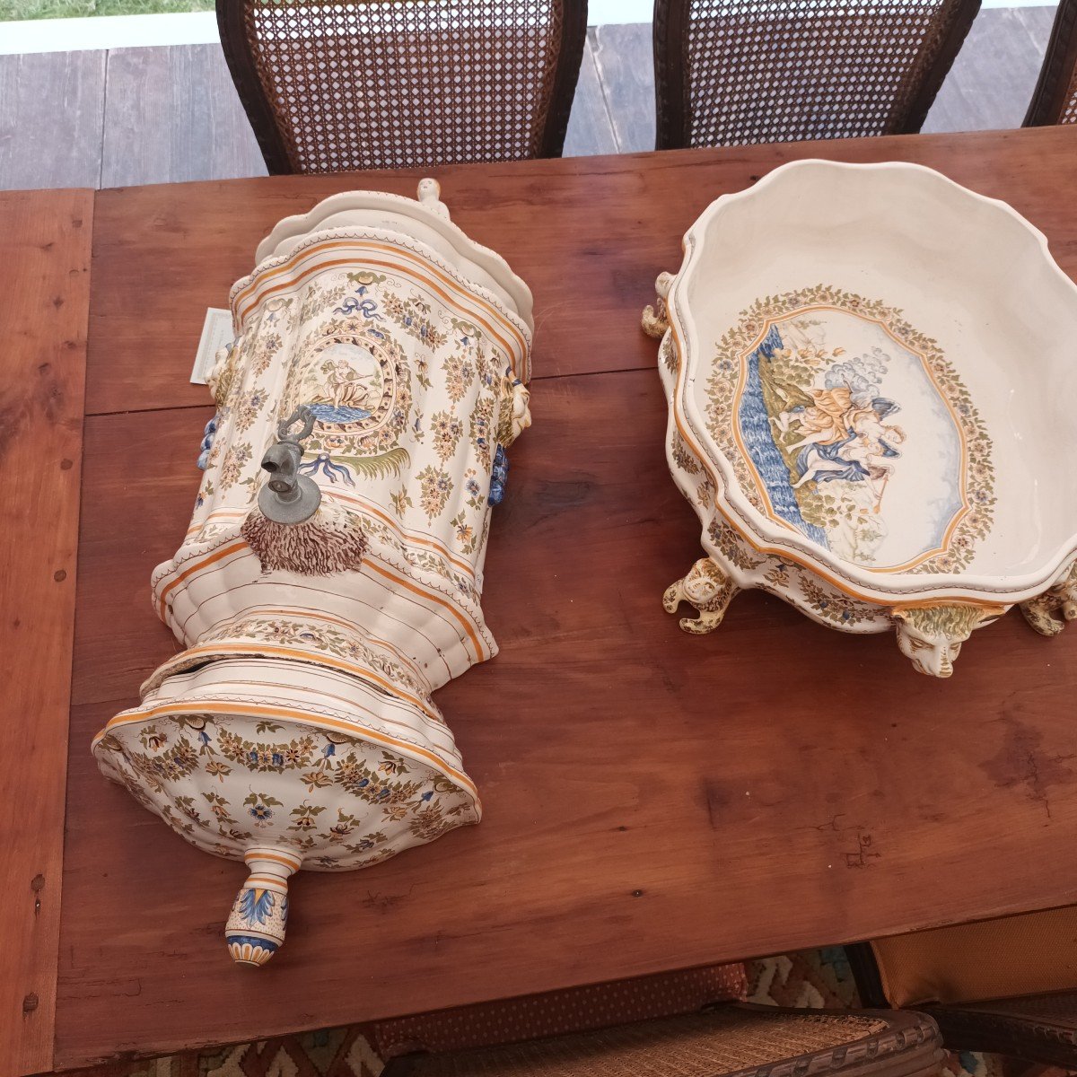 Moustier Earthenware Fountain-photo-2