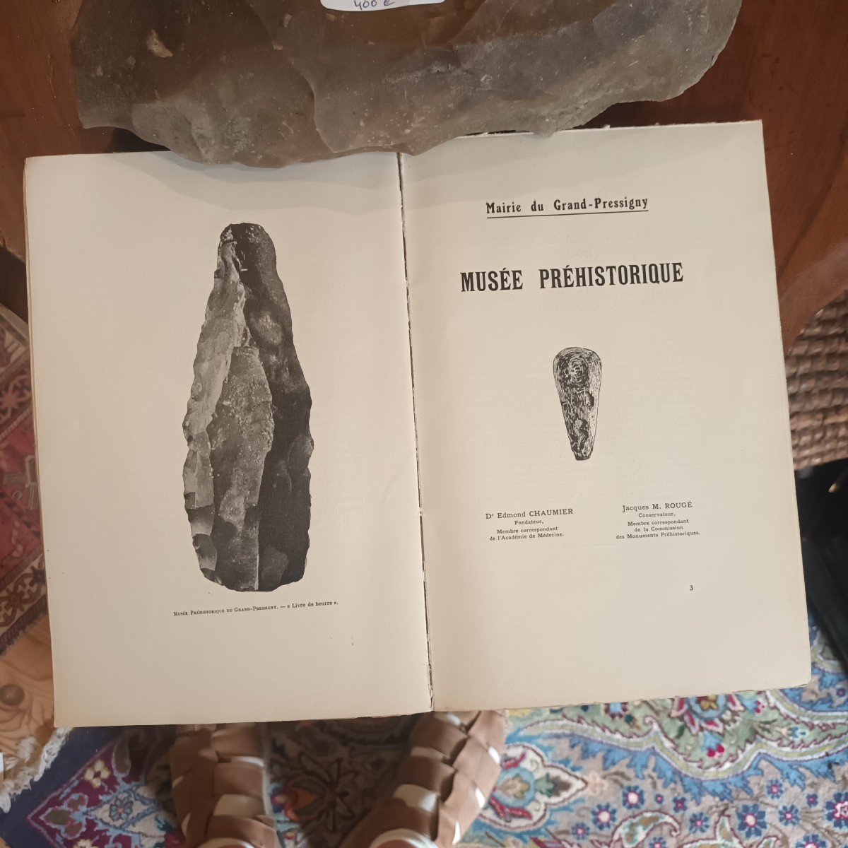 Préhistoire-néolithique  (3000 à 4000 Ans Avant Jc) "livre De Beurre" Du Grand-pressigny  -photo-2