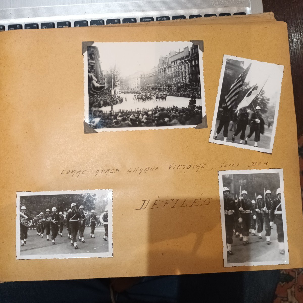 Militaria, Album Of Period Photos On The Liberation Of Paris (from August 19 To 25, 1944)-photo-3