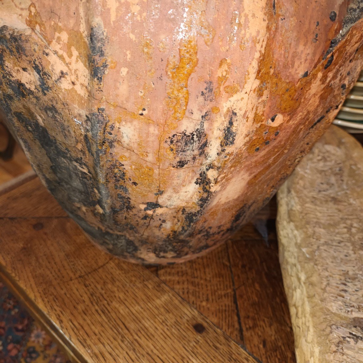 Large Buire Or Vinegar Pot 19th Century, France Limousin-photo-4