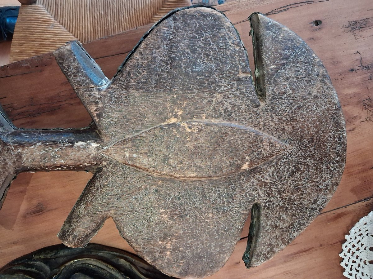 Kota Obamba, Gabon. Hardwood, Copper, Brass. Reliquary Guardian Figure "mbulu Ngulu"-photo-1