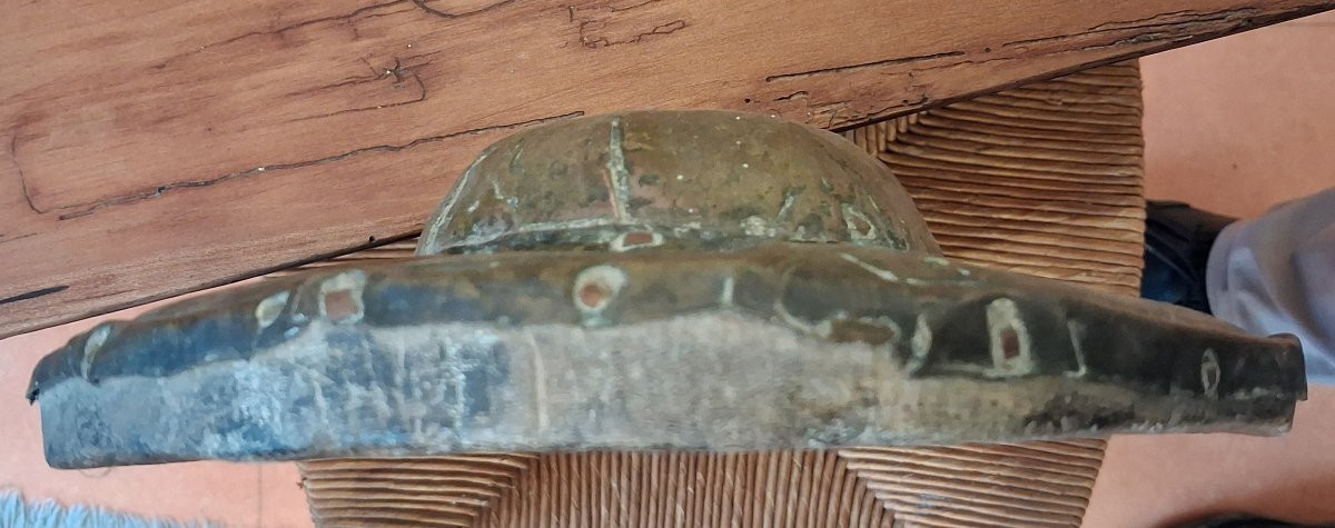 Kota Obamba, Gabon. Hardwood, Copper, Brass. Reliquary Guardian Figure "mbulu Ngulu"-photo-6