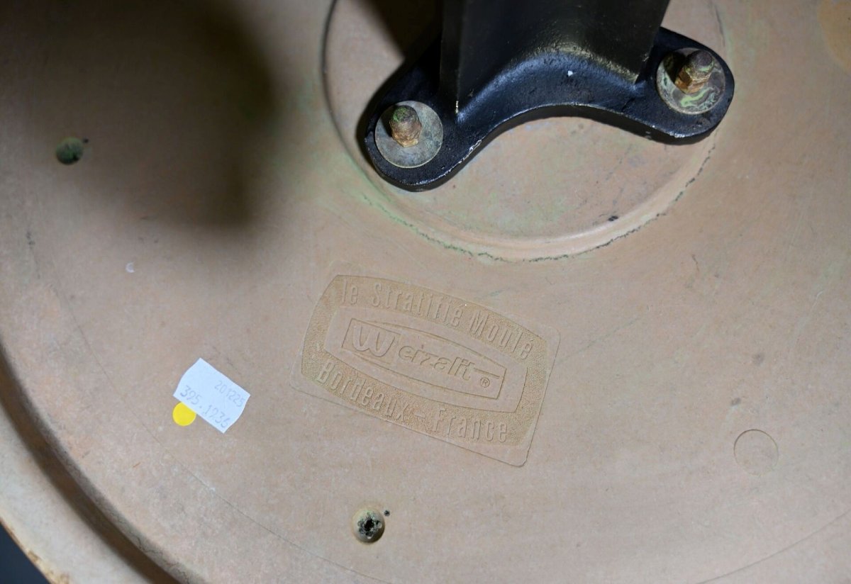 Art Deco Side Table Signed Louis Vuitton-photo-2