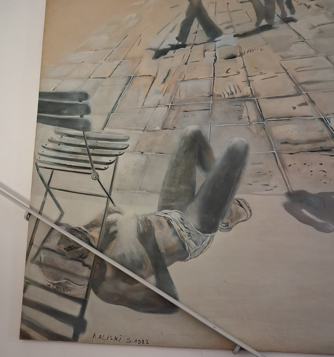 Sarah Kaliski Very Large Oil On Canvas-photo-4