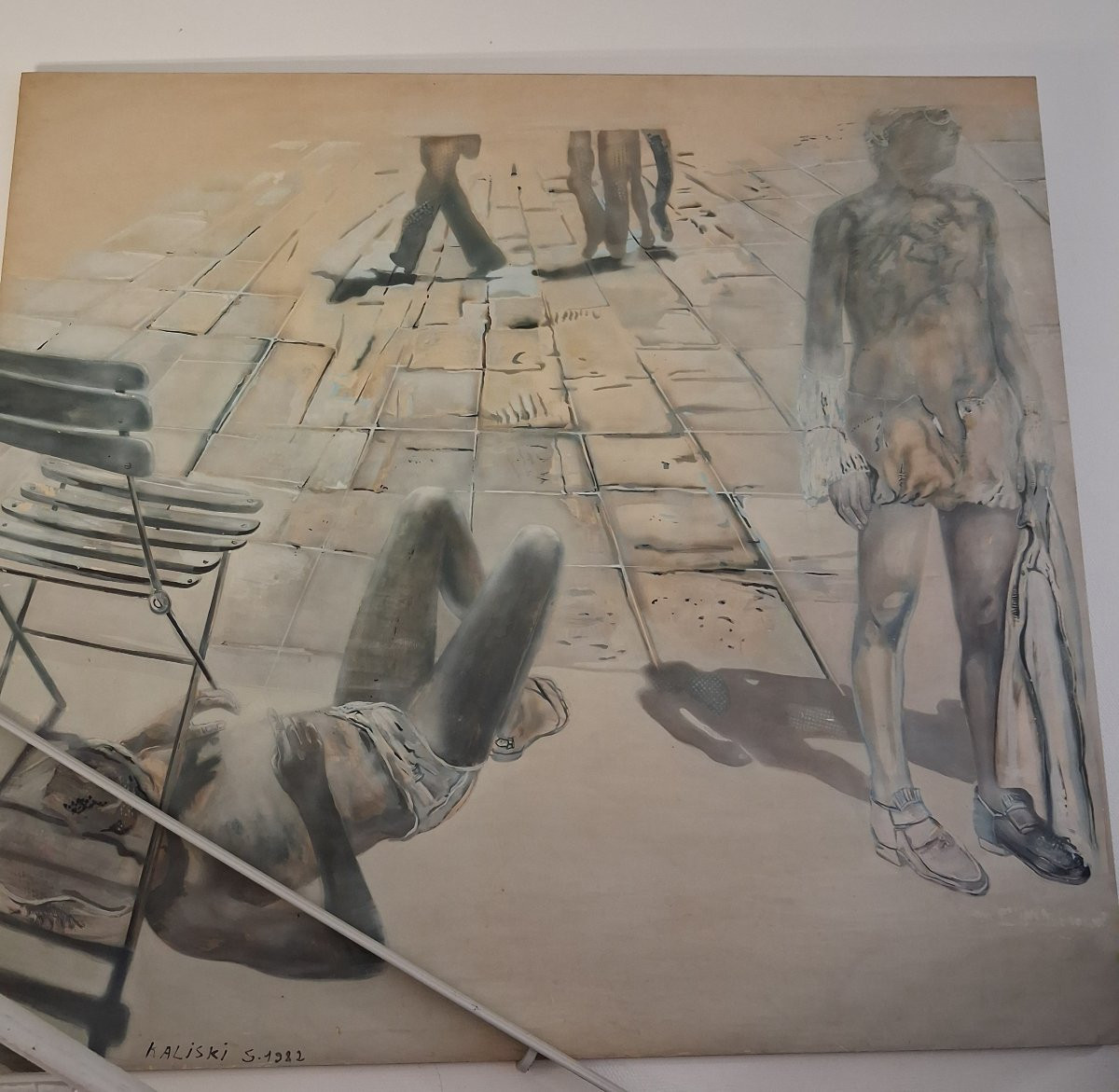 Sarah Kaliski Very Large Oil On Canvas-photo-1