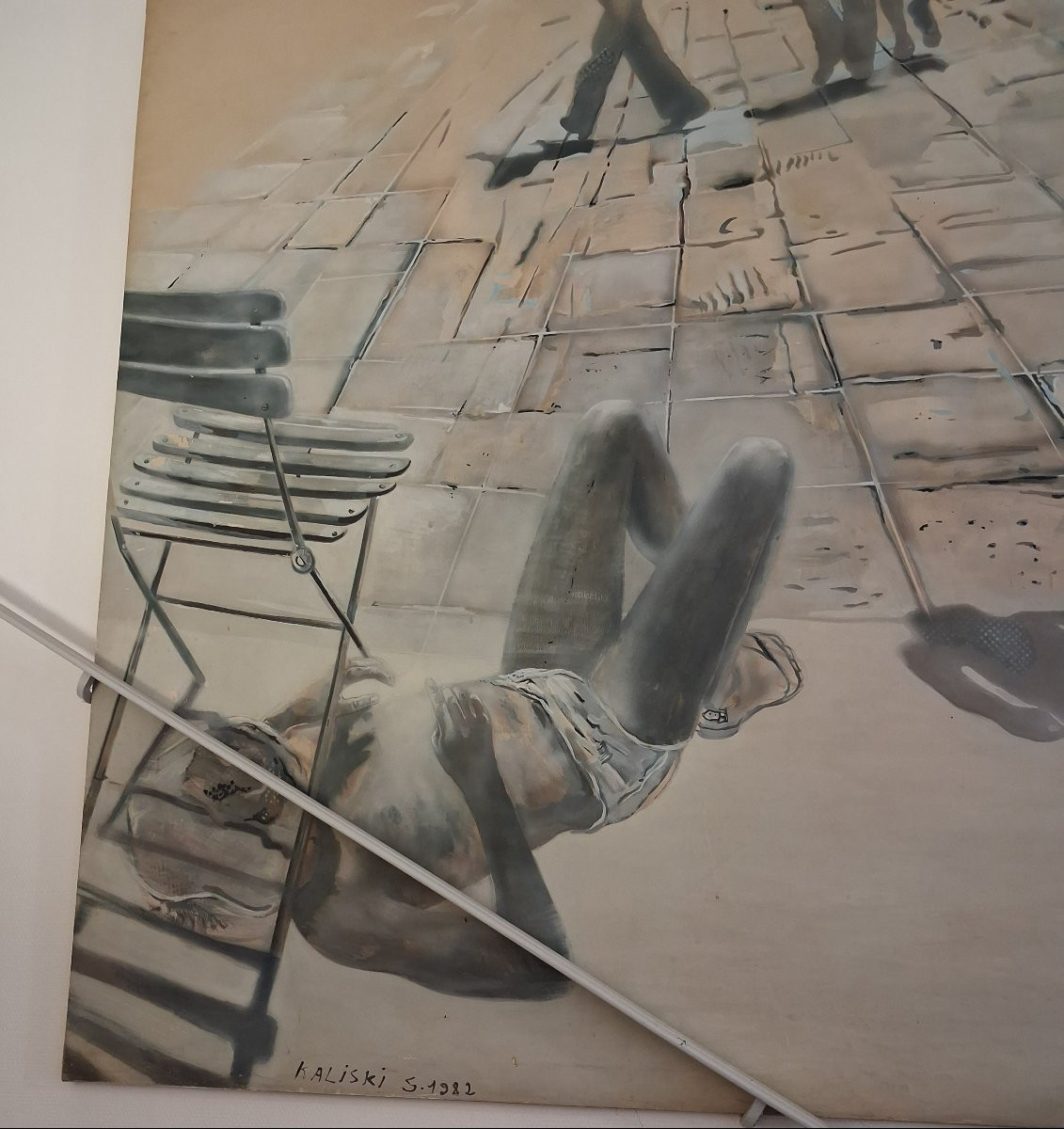 Sarah Kaliski Very Large Oil On Canvas-photo-4