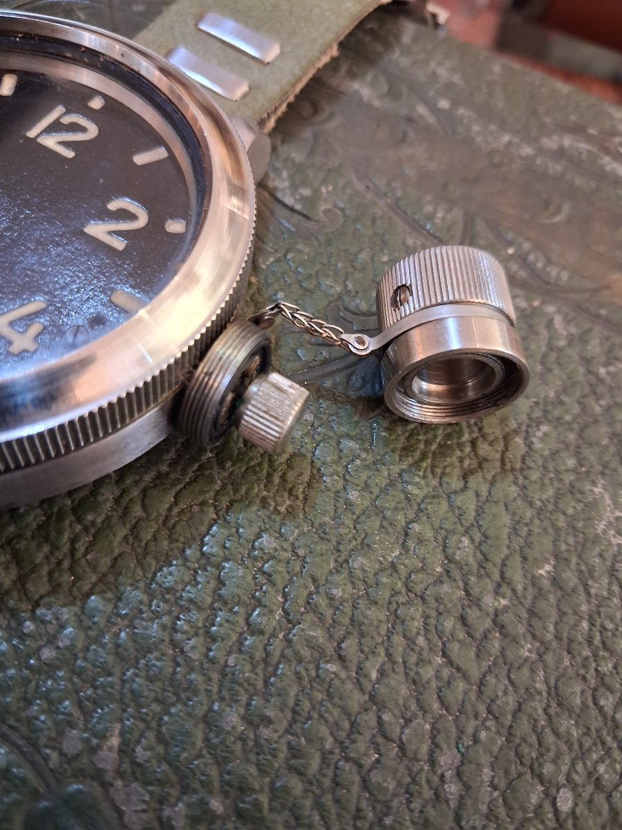 Montre de scaphandrier soviétique Zlaoust avec son certificat numéro 9146-photo-1