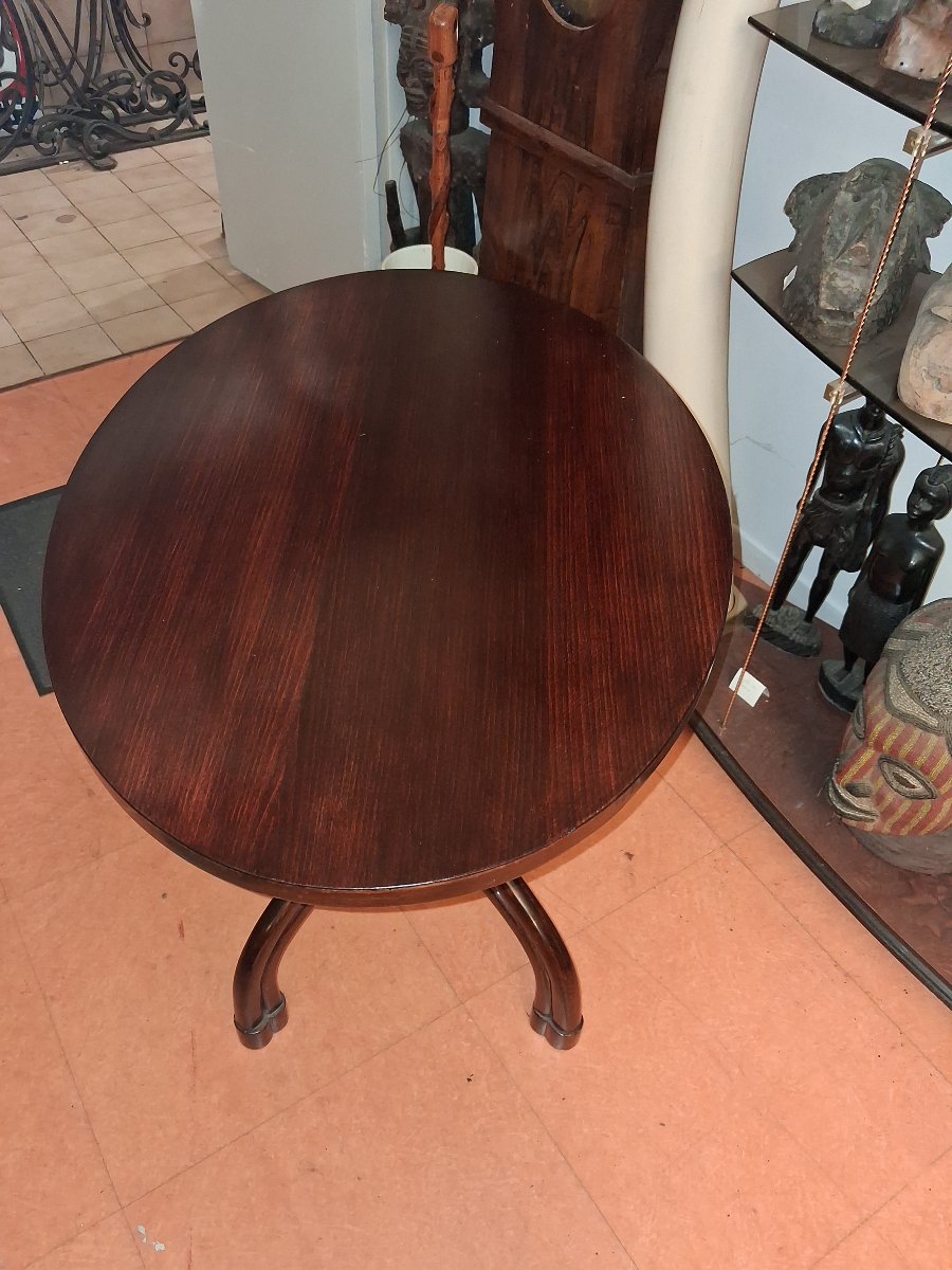 Table Thonet en bois courbé -photo-2