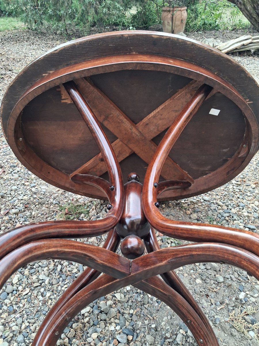 Table Thonet en bois courbé -photo-4