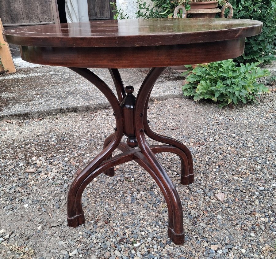 Table Thonet en bois courbé 