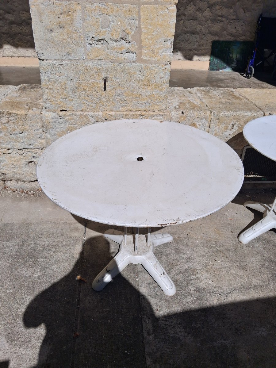 Set Of 6 Art Deco Bistro Tables-photo-3