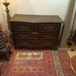 Commode Régence 18eme Siècle En Chêne