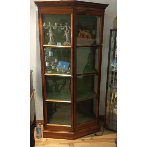 19th Century Showcase, With Two Walnut Doors, 