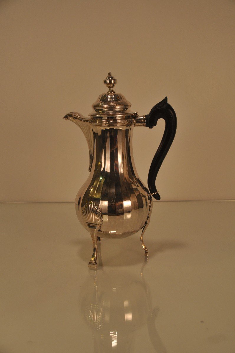 Cafetière En Argent D’époque Louis XVI Poinçons De Bruxelles 1790