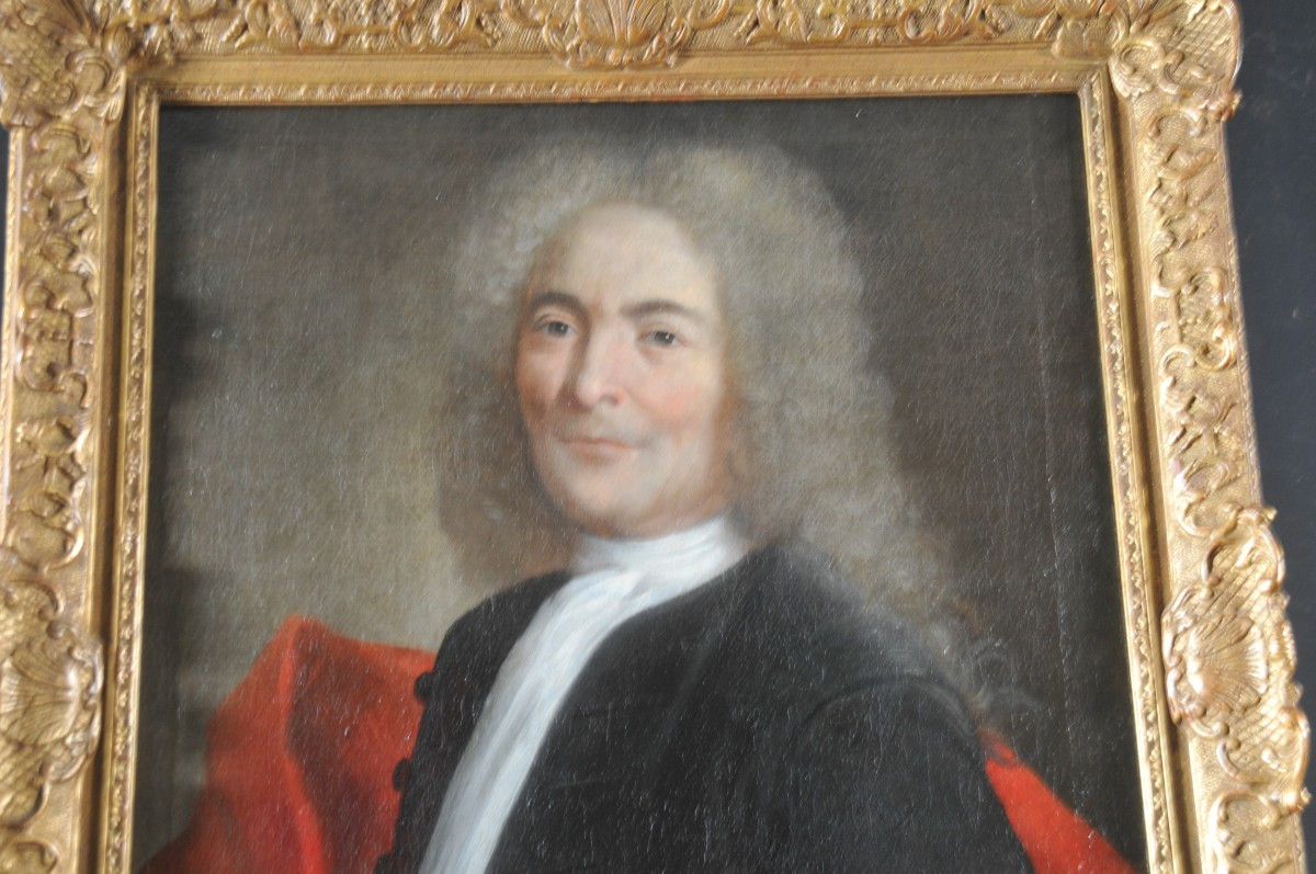 Portrait de Charles Paul Louis de Baslaudie 1647-1712, Ecole française vers 1700-photo-3