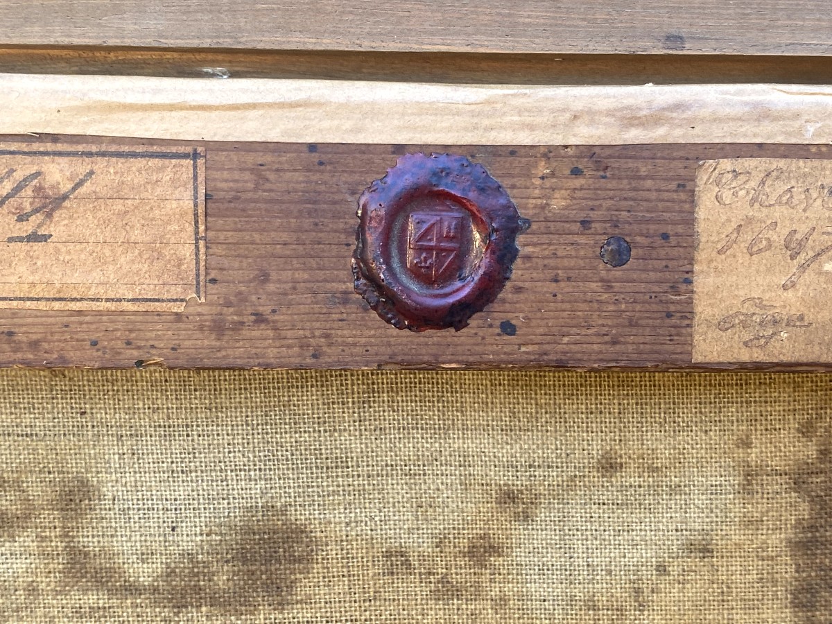 Portrait de Charles Paul Louis de Baslaudie 1647-1712, Ecole française vers 1700-photo-2