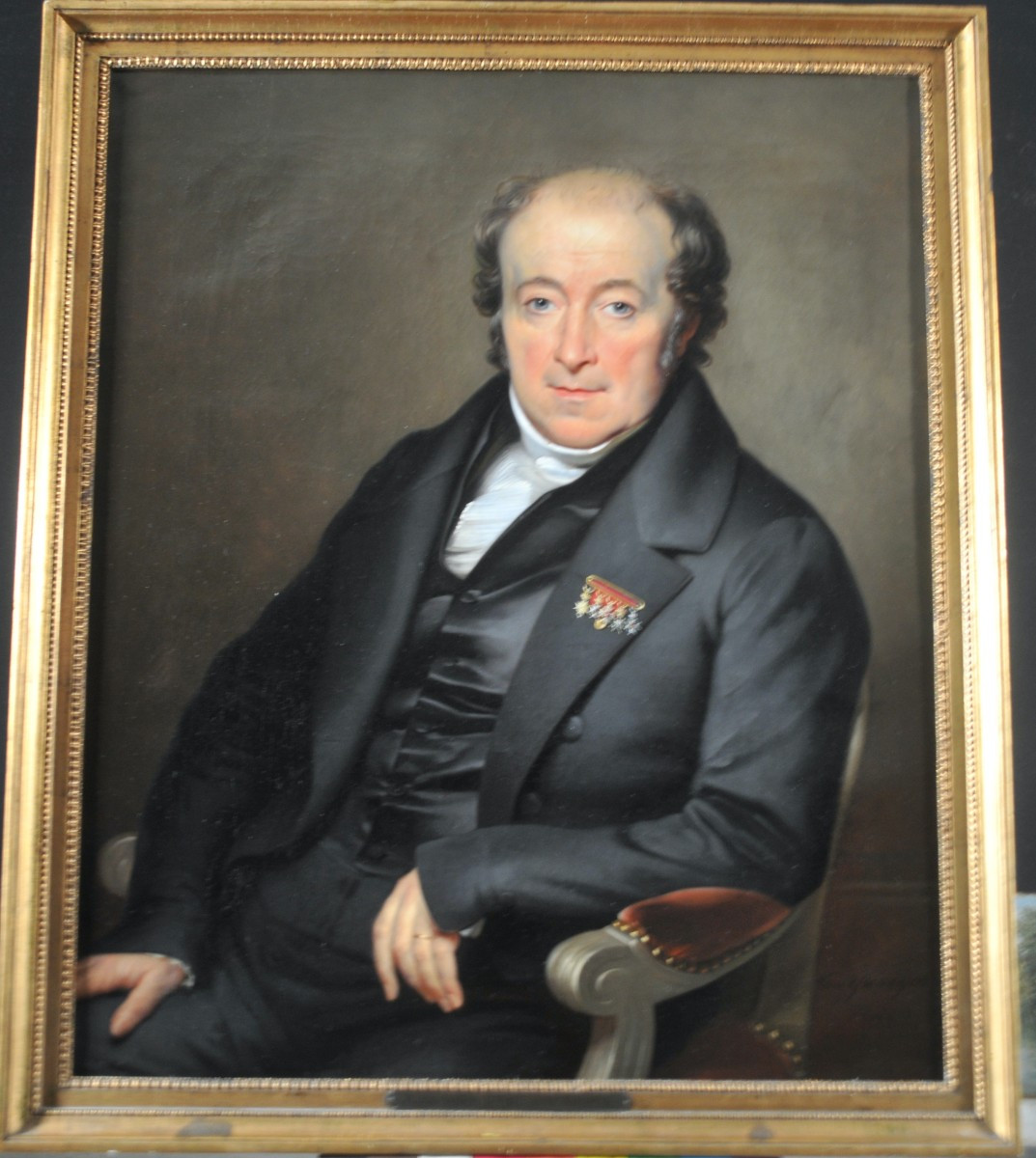 Antoine Van Ysendyck (1801-1875) Portrait Of The Painter Mathieu Ignace Van Bree (-photo-2