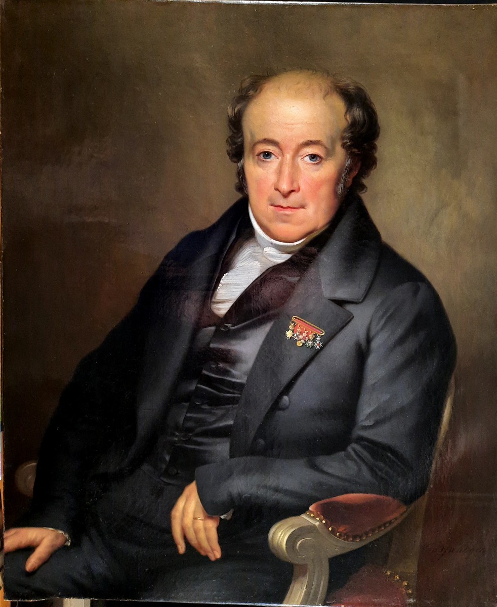 Antoine Van Ysendyck (1801-1875) Portrait Of The Painter Mathieu Ignace Van Bree (