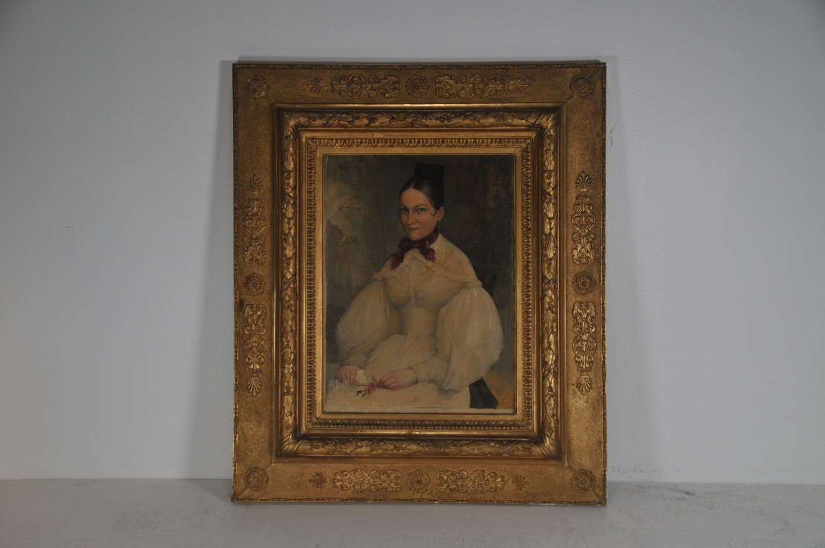 Portrait de Madame Maire, École française  début 19’siècle