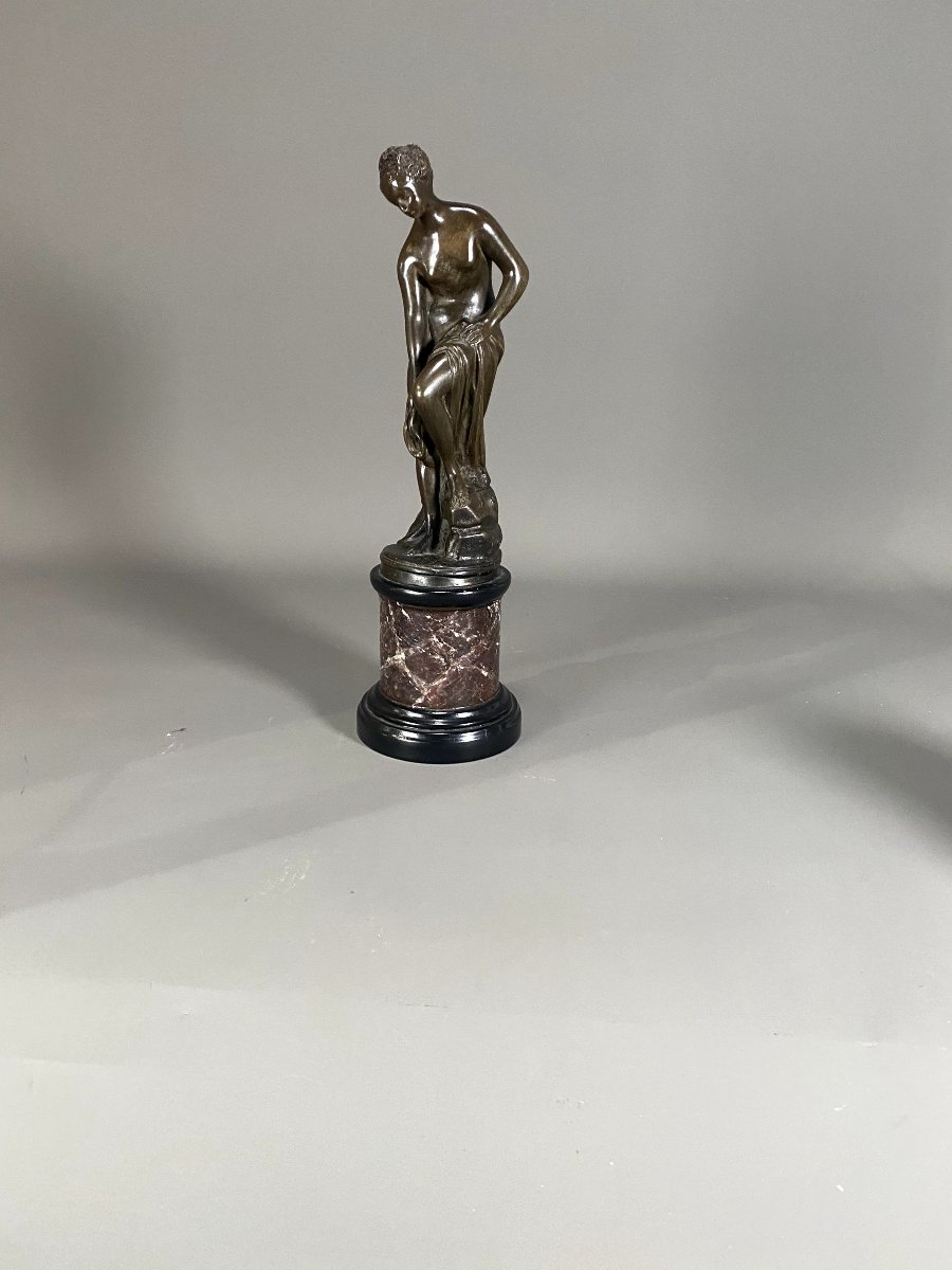 Venus Au Bain, Bronze Signed Christophe-gabriel Allegrain (1710-1795)-photo-4