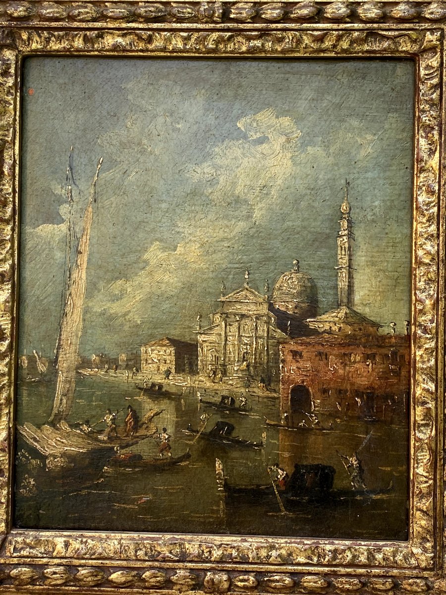 Canal View In Venice XIX' Siècle-photo-2