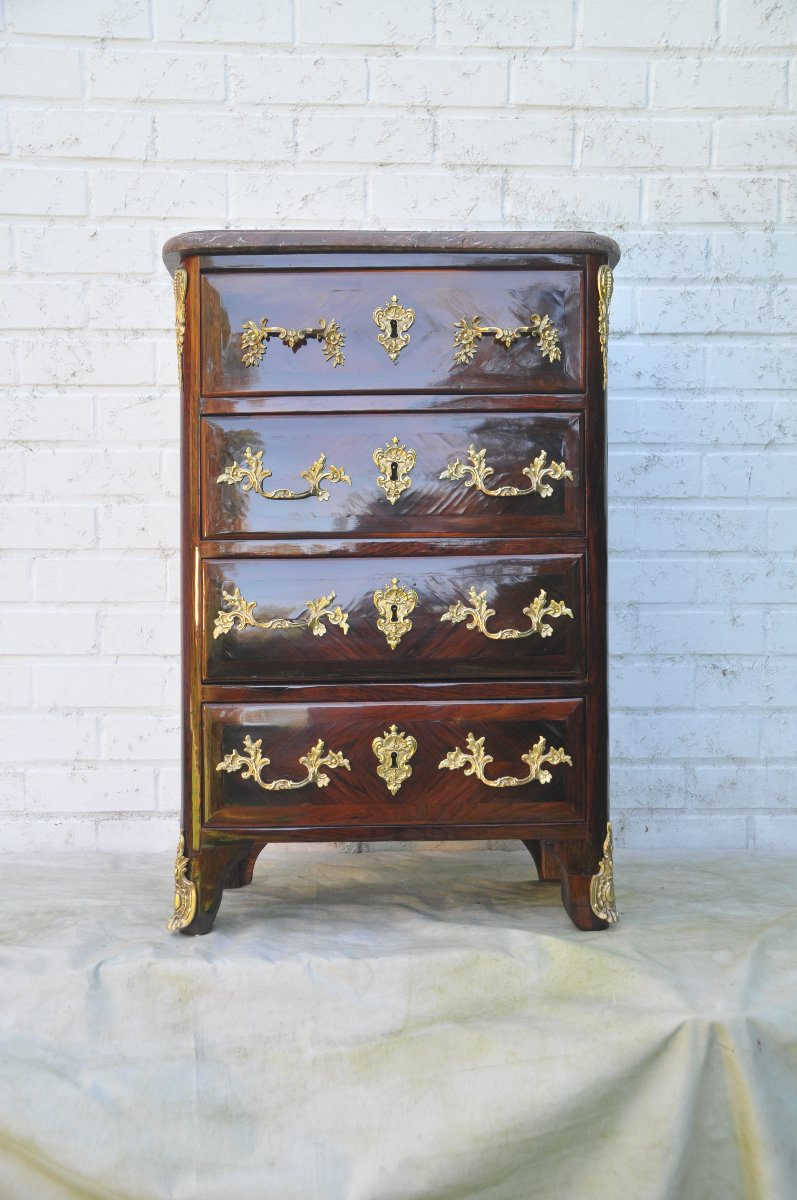 Commode d'entre-deux d'époque Lous XV-photo-2