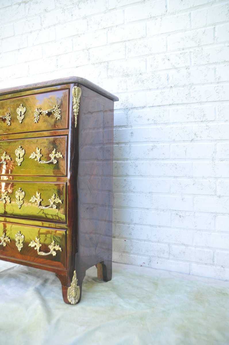Commode d'entre-deux d'époque Lous XV-photo-4