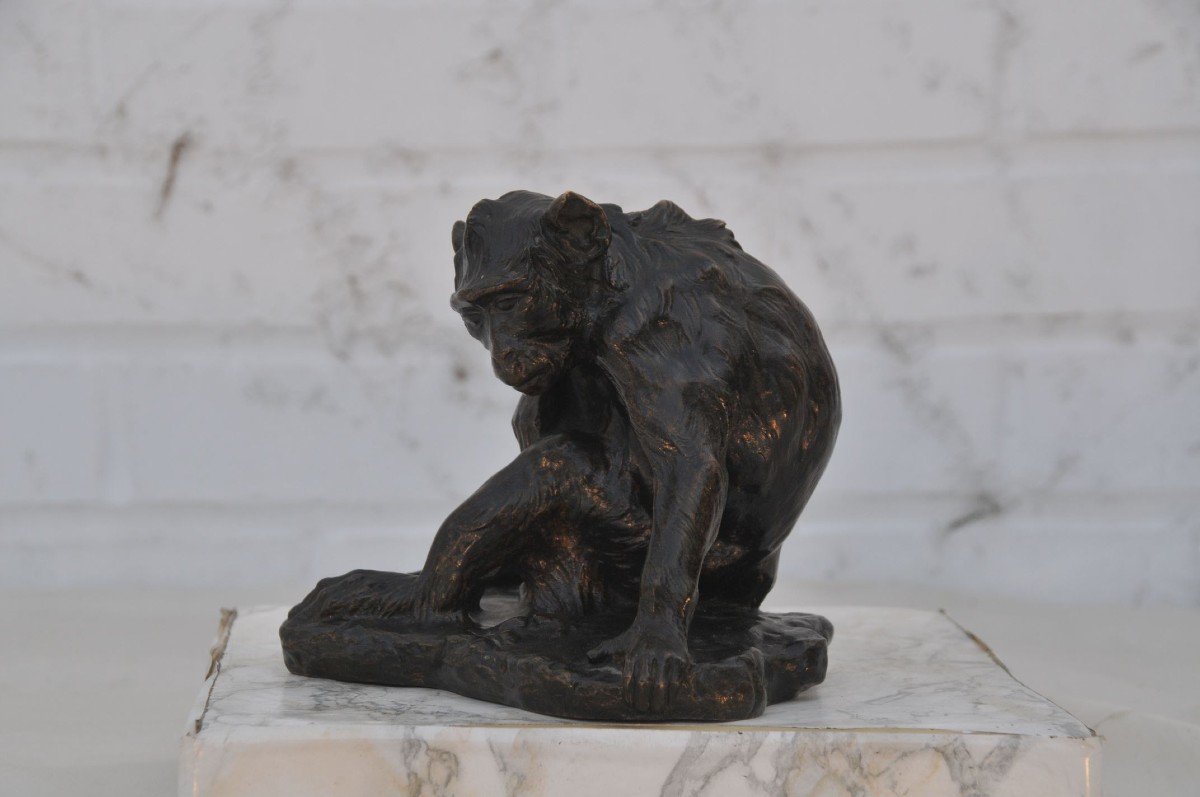 Maurice Roger Marx (1872-1956), Sitting Monkey-photo-2