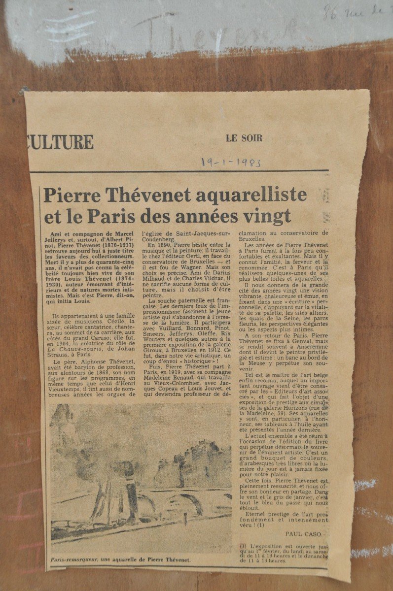 Pierre Thévenet (1876-1937), Parc Parisien.-photo-4
