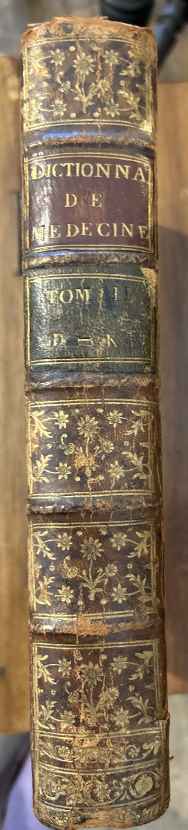 4 tomes du Dictionnaire Historique de la Médecine ancienne et moderne Chez H.Hoyois à Mons 1778-photo-2