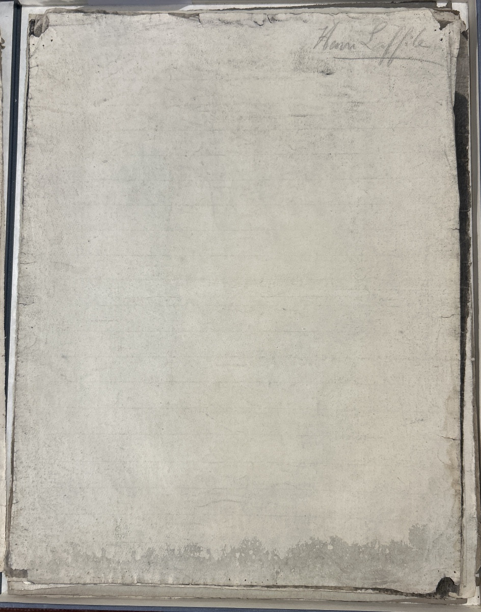 Dessin au crayon et fusain signé d’Henri Laffite représentant une académie d’homme-photo-4