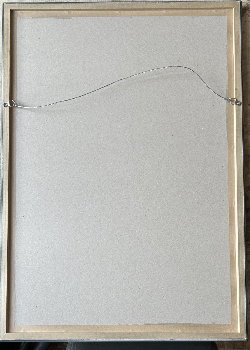 Lithographie originale signée de Dali  représentant la Vierge en majesté -photo-2